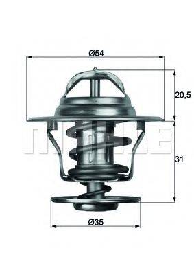 MAHLE ORIGINAL TX1392D Термостат, охолоджуюча рідина