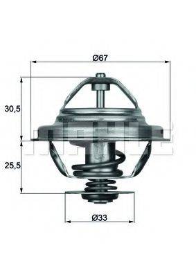 MAHLE ORIGINAL TX2771D Термостат, охолоджуюча рідина