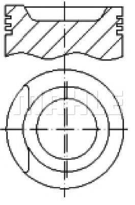 MAHLE ORIGINAL E70850 Поршень