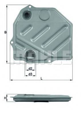 MAHLE ORIGINAL HX46 Гідрофільтр, автоматична коробка передач