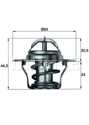 MAHLE ORIGINAL TX487D Термостат, охолоджуюча рідина