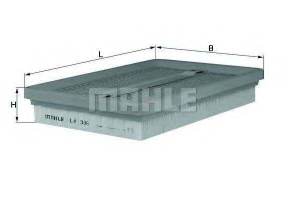 MAHLE ORIGINAL LX336 Повітряний фільтр