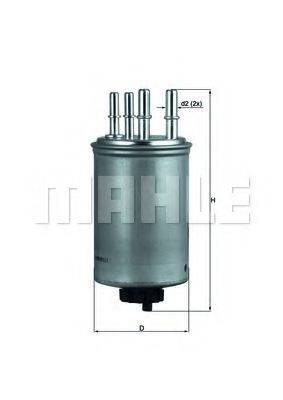 MAHLE ORIGINAL KL506 Паливний фільтр