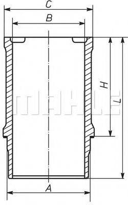 MAHLE ORIGINAL 021WN31 Гільза циліндра