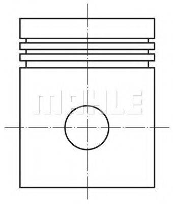 MAHLE ORIGINAL 0222400 Поршень