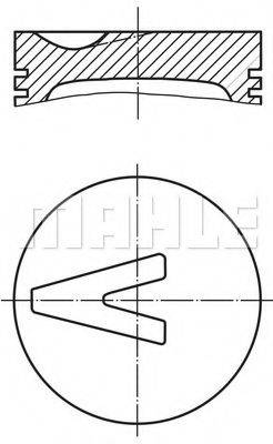 MAHLE ORIGINAL 0826200 Поршень