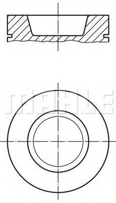 MAHLE ORIGINAL 0160500 Поршень