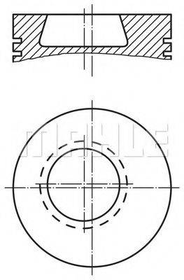 MAHLE ORIGINAL 6074300 Поршень