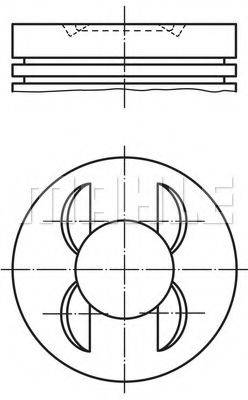 MAHLE ORIGINAL 4794800 Поршень