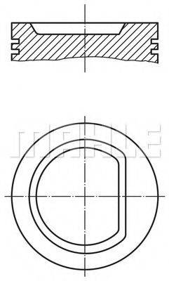 MAHLE ORIGINAL 0303200 Поршень