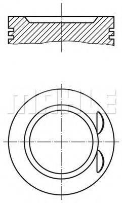 MAHLE ORIGINAL 0220601 Поршень