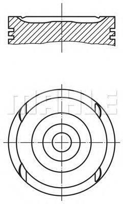 MAHLE ORIGINAL 0117900 Поршень