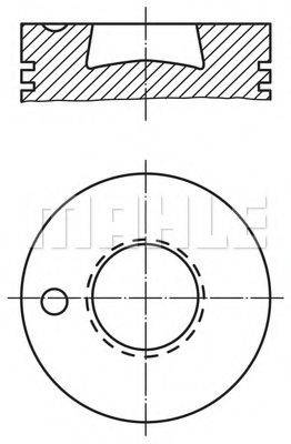 MAHLE ORIGINAL 0039100 Поршень