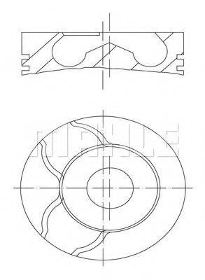 MAHLE ORIGINAL 0380900 Поршень