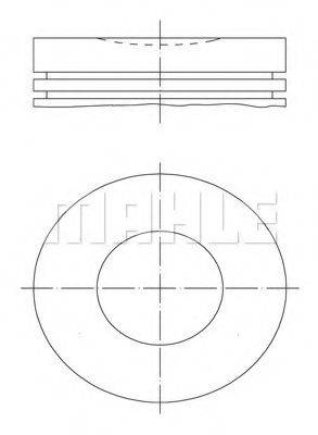 MAHLE ORIGINAL 0401600 Поршень