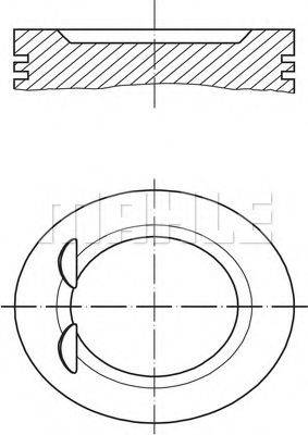 MAHLE ORIGINAL 0092800 Поршень