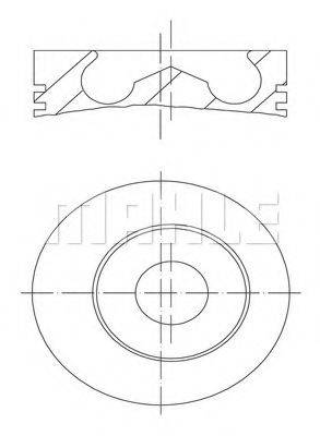 MAHLE ORIGINAL 0159100 Поршень