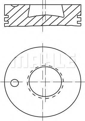 MAHLE ORIGINAL 0037600 Поршень