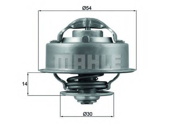 MAHLE ORIGINAL TX12487D Термостат, охолоджуюча рідина