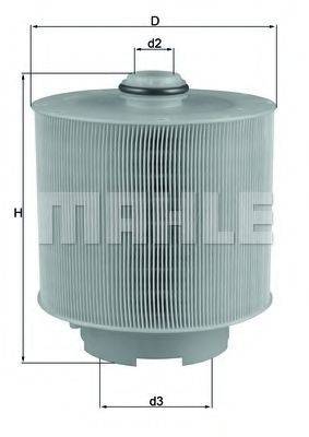 MAHLE ORIGINAL LX10062D Повітряний фільтр