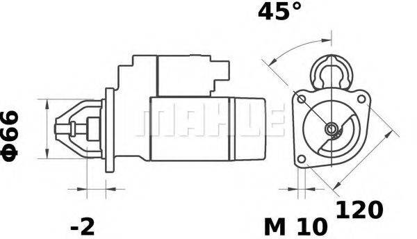 MAHLE ORIGINAL MS150 Стартер