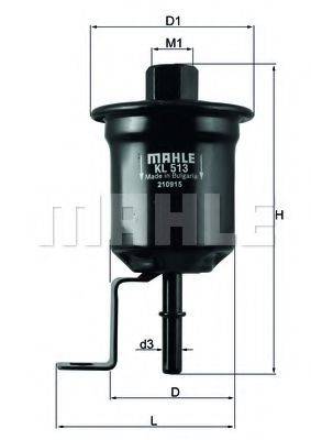 MAHLE ORIGINAL KL513 Паливний фільтр