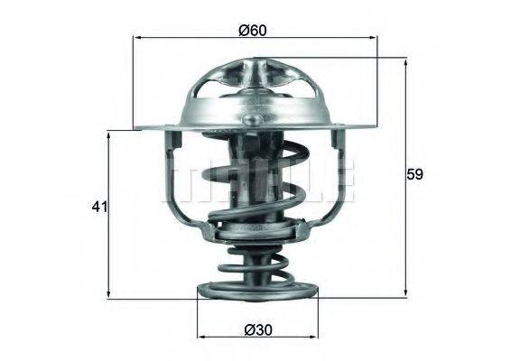 MAHLE ORIGINAL TX17782D Термостат, охолоджуюча рідина