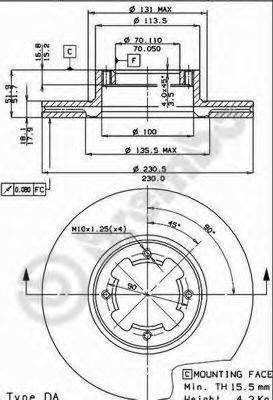 BRECO BS7914 гальмівний диск