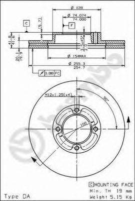 BRECO BS7937 гальмівний диск