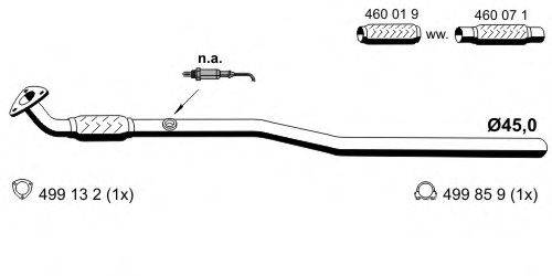 ERNST 053426 Труба вихлопного газу
