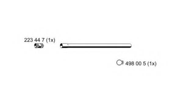 ERNST 132428 Труба вихлопного газу