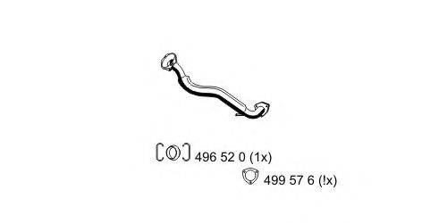 ERNST 176538 Труба вихлопного газу
