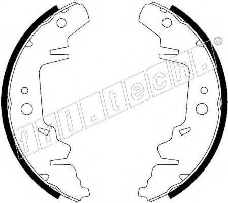 FRI.TECH. 1023001 Комплект гальмівних колодок