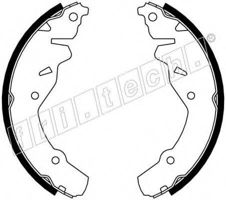 FRI.TECH. 1023004 Комплект гальмівних колодок