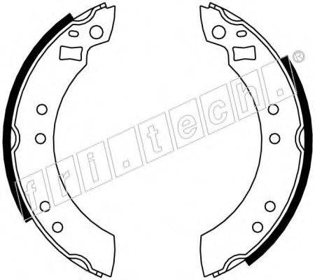 FRI.TECH. 1040094 Комплект гальмівних колодок