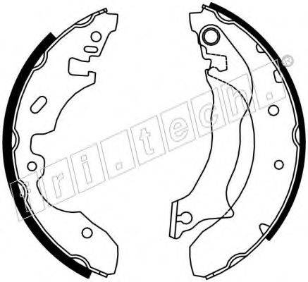 FRI.TECH. 1040143 Комплект гальмівних колодок