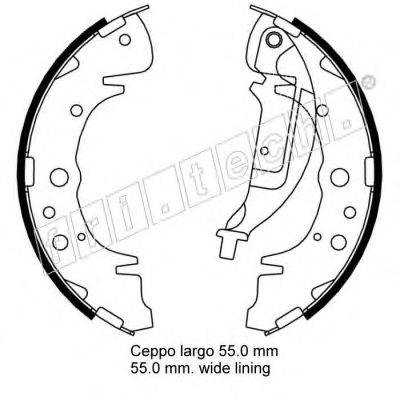 FRI.TECH. 1046216 Комплект гальмівних колодок