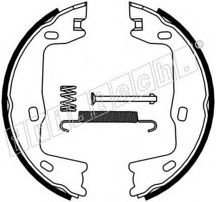 FRI.TECH. 1073159K Комплект гальмівних колодок, стоянкова гальмівна система