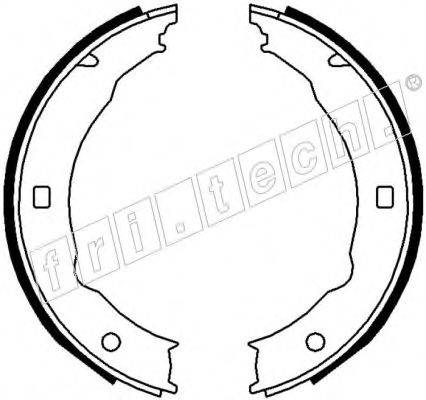 FRI.TECH. 1079193 Комплект гальмівних колодок, стоянкова гальмівна система