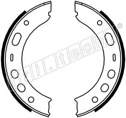 FRI.TECH. 1083002 Комплект гальмівних колодок, стоянкова гальмівна система