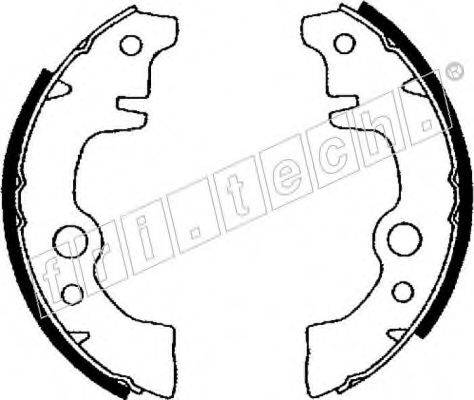 FRI.TECH. 1088189 Комплект гальмівних колодок