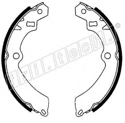 FRI.TECH. 1111237 Комплект гальмівних колодок