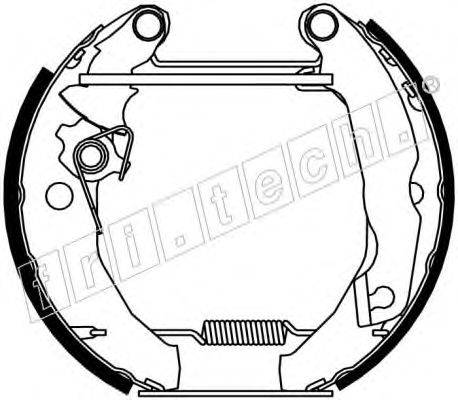 FRI.TECH. 16089 Комплект гальмівних колодок