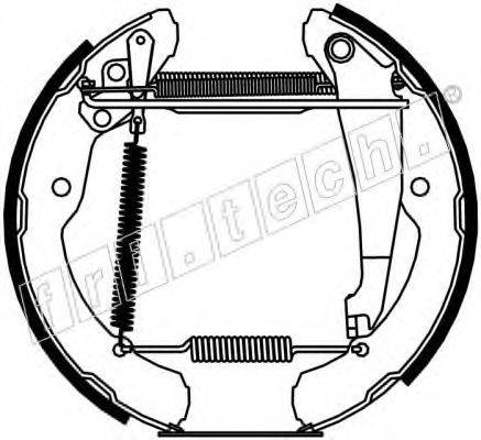 FRI.TECH. 16216 Комплект гальмівних колодок