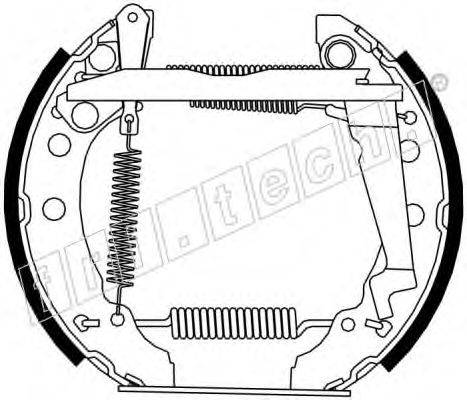 FRI.TECH. 16299 Комплект гальмівних колодок