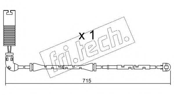 FRI.TECH. SU155 Сигналізатор, знос гальмівних колодок