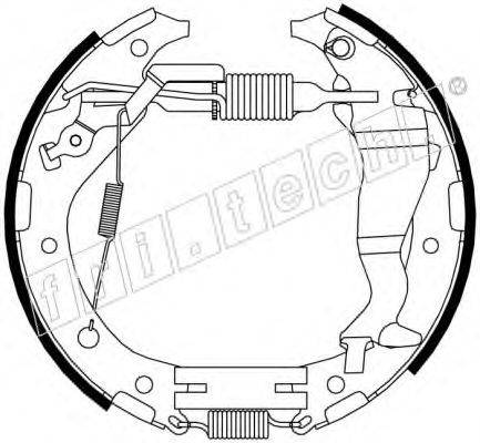 FRI.TECH. 16342 Комплект гальмівних колодок