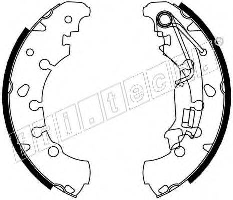 FRI.TECH. 17382 Комплект гальмівних колодок