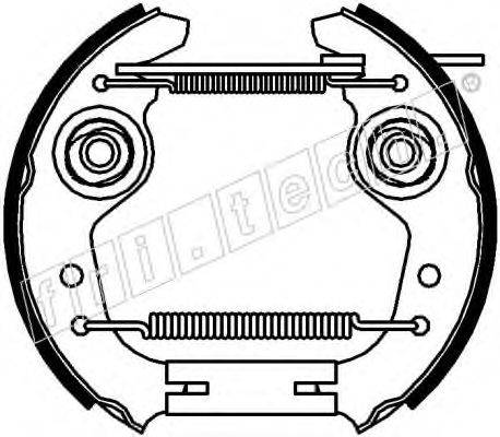 FRI.TECH. 16428 Комплект гальмівних колодок