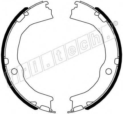 FRI.TECH. 1027010 Комплект гальмівних колодок, стоянкова гальмівна система